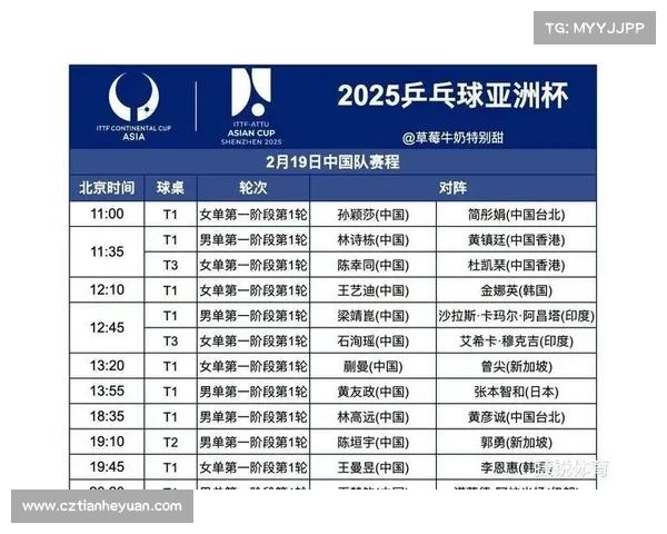乒乓球赛事全程直播精彩赛程安排与实时视频播放 乒乓球赛事全程直播精彩赛程安排与实时视频播放